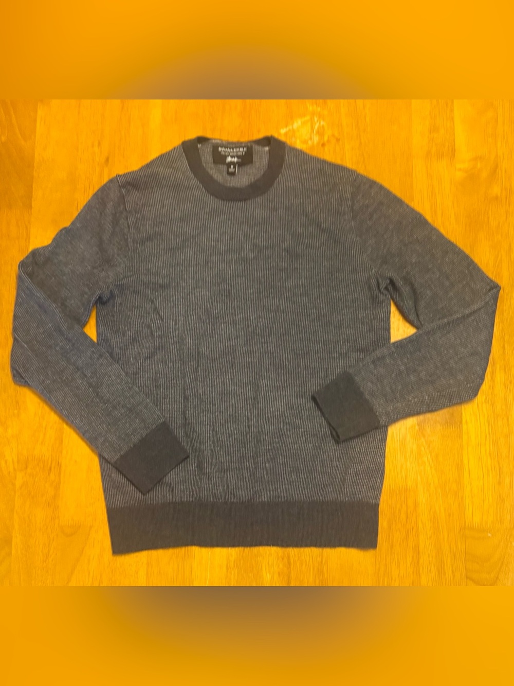 Banana Republic Men's Dark Gray Crewneck Sweater